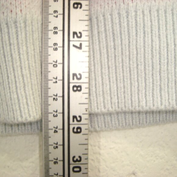 Steady Hands Geometric Abstract "Chowder" V-Neck Cardigan Sweater Size M/L - Picture 9 of 10